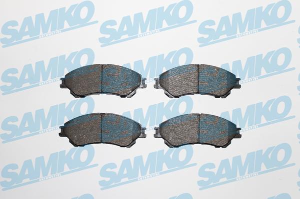 Samko 5SP1967 - Тормозные колодки, дисковые, комплект autospares.lv