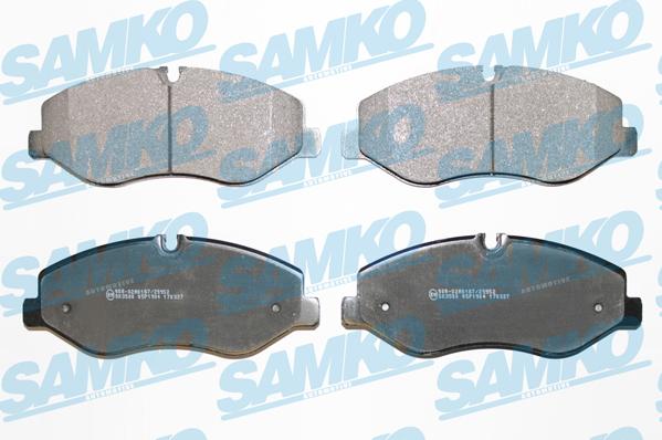 Samko 5SP1904 - Тормозные колодки, дисковые, комплект autospares.lv