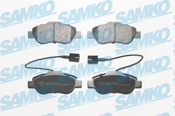 Samko 5SP1907 - Тормозные колодки, дисковые, комплект autospares.lv