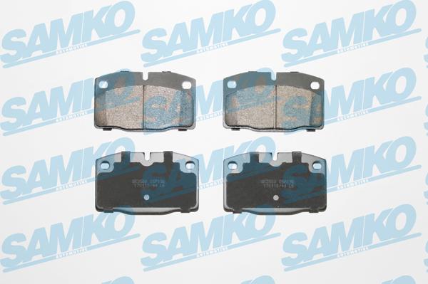 Samko 5SP190 - Тормозные колодки, дисковые, комплект autospares.lv