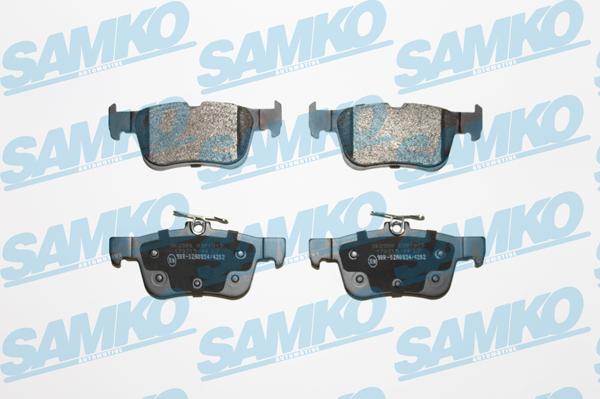 Samko 5SP1915 - Тормозные колодки, дисковые, комплект autospares.lv