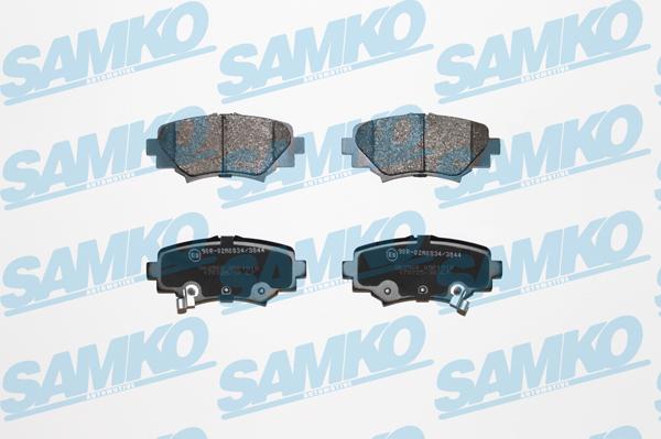 Samko 5SP1918 - Тормозные колодки, дисковые, комплект autospares.lv