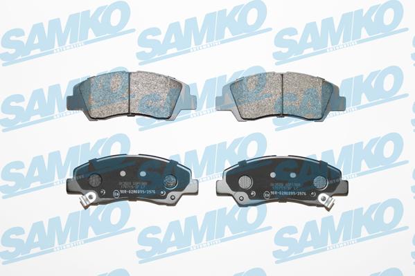 Samko 5SP1988 - Тормозные колодки, дисковые, комплект autospares.lv