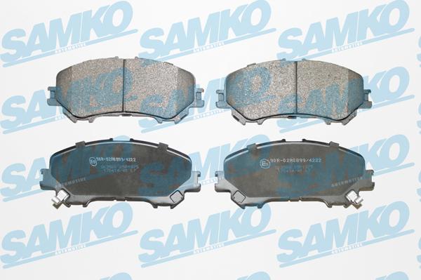 Samko 5SP1975 - Тормозные колодки, дисковые, комплект autospares.lv