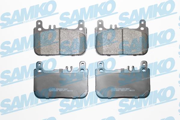 Samko 5SP1971 - Тормозные колодки, дисковые, комплект autospares.lv