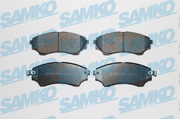 Samko 5SP1499 - Тормозные колодки, дисковые, комплект autospares.lv