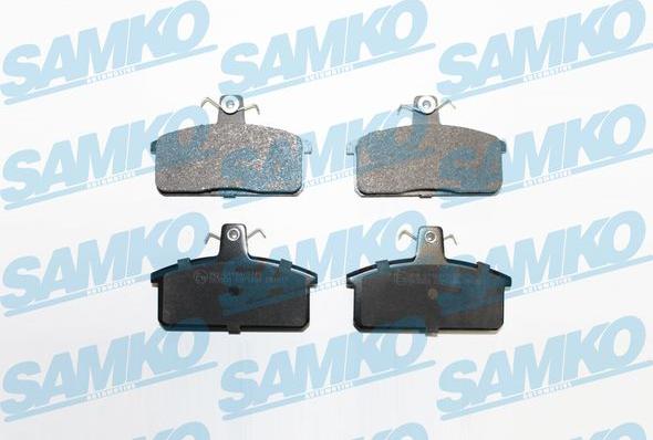 Samko 5SP1498 - Тормозные колодки, дисковые, комплект autospares.lv