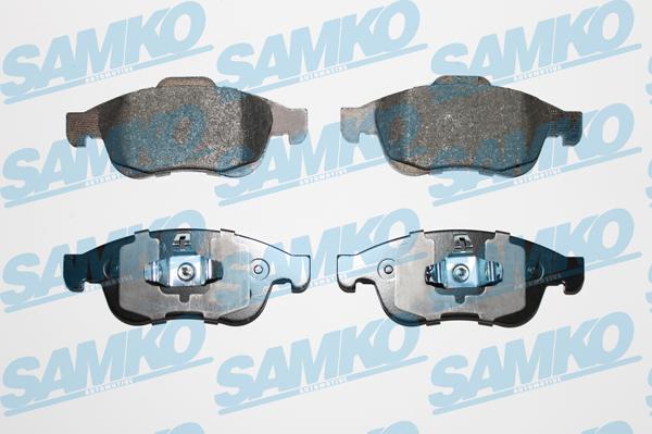 Samko 5SP1493 - Тормозные колодки, дисковые, комплект autospares.lv