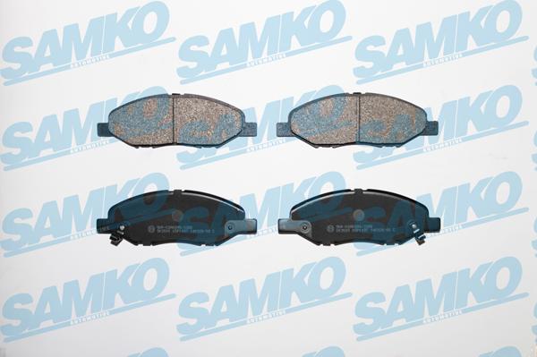 Samko 5SP1497 - Тормозные колодки, дисковые, комплект autospares.lv