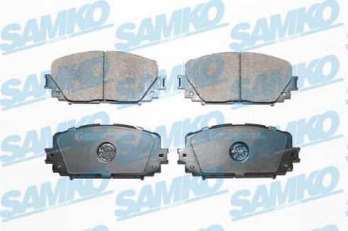 Samko 5SP1459 - Тормозные колодки, дисковые, комплект autospares.lv