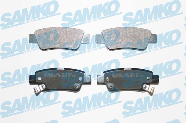 Samko 5SP1455 - Тормозные колодки, дисковые, комплект autospares.lv