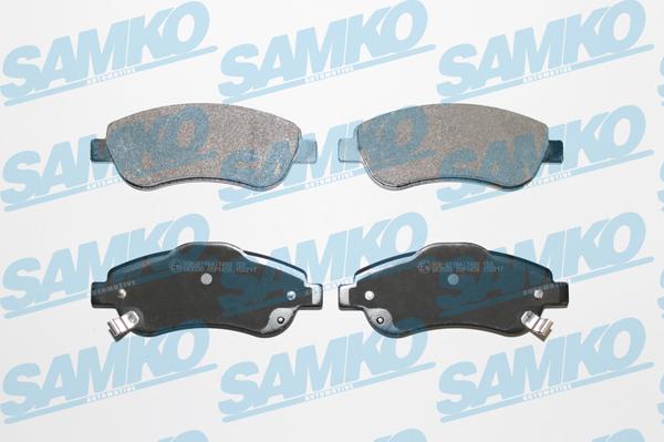 Samko 5SP1456 - Тормозные колодки, дисковые, комплект autospares.lv