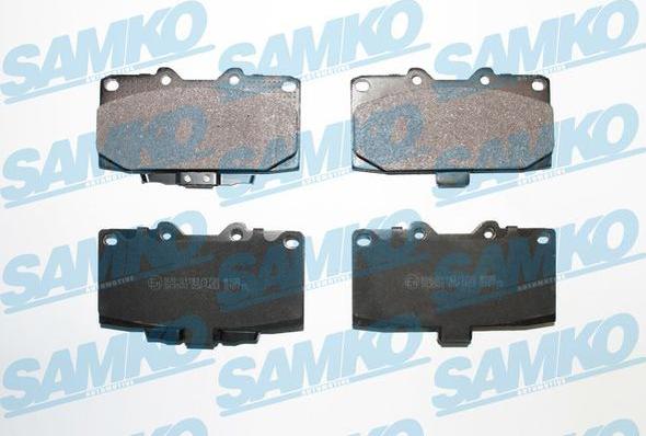 Samko 5SP1453 - Тормозные колодки, дисковые, комплект autospares.lv