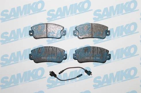 Samko 5SP145 - Тормозные колодки, дисковые, комплект autospares.lv