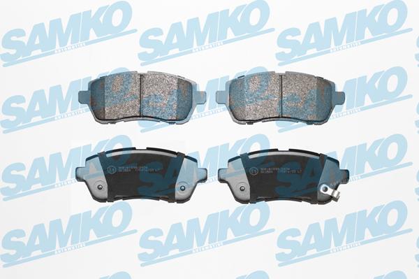 Samko 5SP1464 - Тормозные колодки, дисковые, комплект autospares.lv