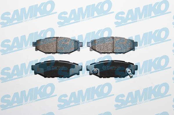 Samko 5SP1408 - Тормозные колодки, дисковые, комплект autospares.lv