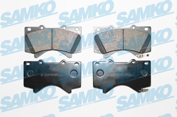 Samko 5SP1418 - Тормозные колодки, дисковые, комплект autospares.lv