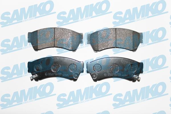 Samko 5SP1413 - Тормозные колодки, дисковые, комплект autospares.lv