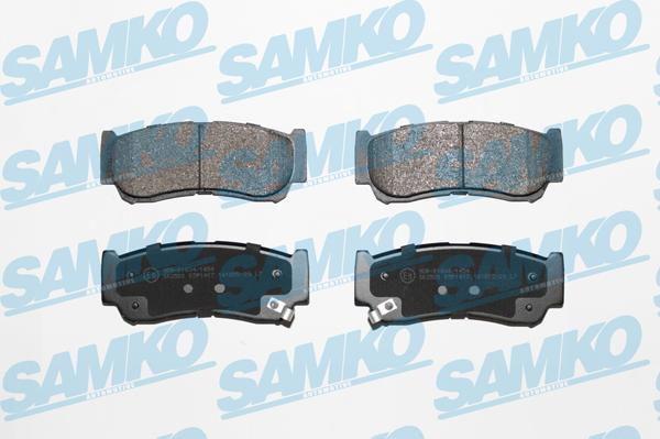 Samko 5SP1417 - Тормозные колодки, дисковые, комплект autospares.lv