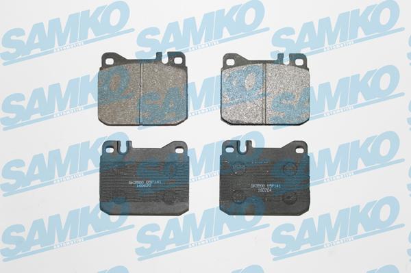 Samko 5SP141 - Тормозные колодки, дисковые, комплект autospares.lv