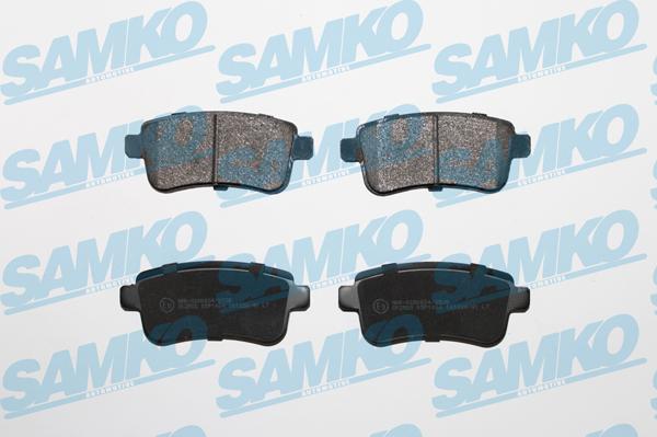 Samko 5SP1484 - Тормозные колодки, дисковые, комплект autospares.lv