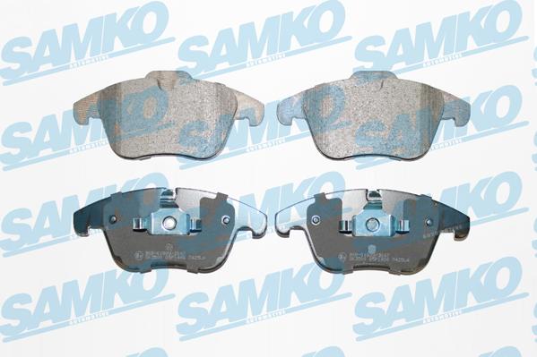 Samko 5SP1486 - Тормозные колодки, дисковые, комплект autospares.lv