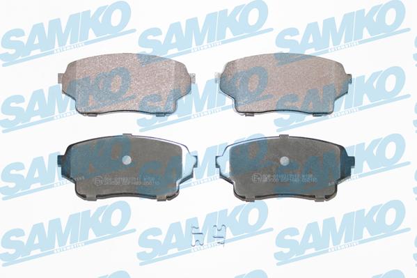 Samko 5SP1483 - Тормозные колодки, дисковые, комплект autospares.lv