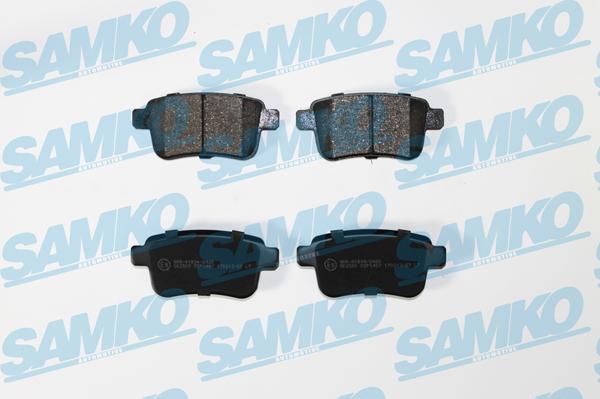 Samko 5SP1487 - Тормозные колодки, дисковые, комплект autospares.lv