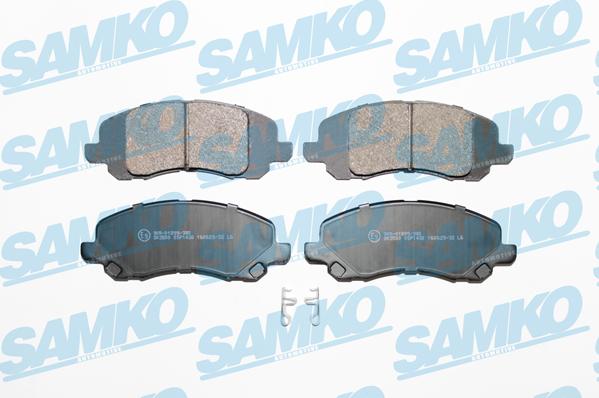 Samko 5SP1430 - Тормозные колодки, дисковые, комплект autospares.lv