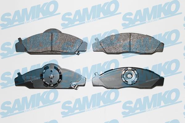 Samko 5SP1437 - Тормозные колодки, дисковые, комплект autospares.lv
