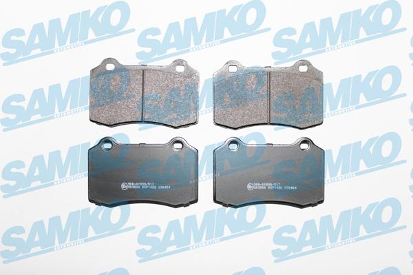 Samko 5SP1426 - Тормозные колодки, дисковые, комплект autospares.lv