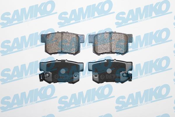 Samko 5SP1423 - Тормозные колодки, дисковые, комплект autospares.lv
