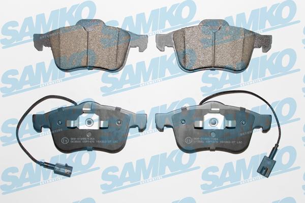 Samko 5SP1470 - Тормозные колодки, дисковые, комплект autospares.lv