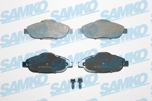 Samko 5SP1471 - Тормозные колодки, дисковые, комплект autospares.lv