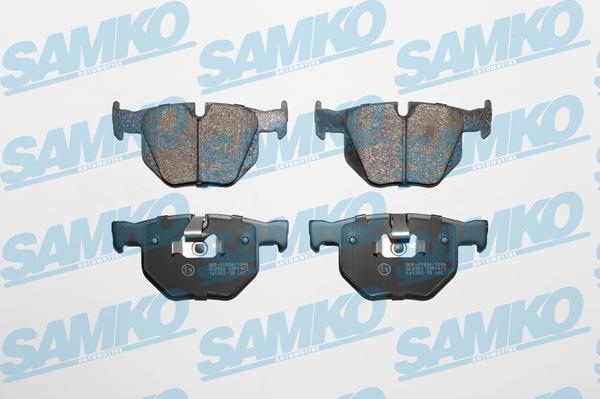 Samko 5SP1472 - Тормозные колодки, дисковые, комплект autospares.lv