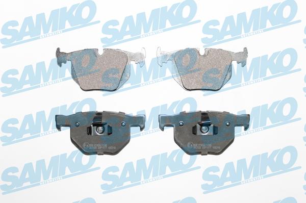 Samko 5SP1477 - Тормозные колодки, дисковые, комплект autospares.lv