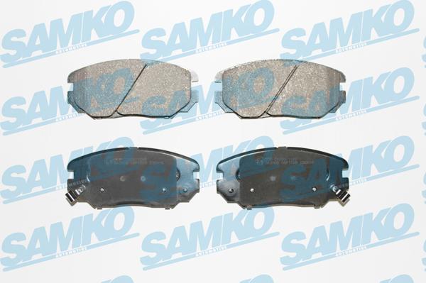 Samko 5SP1599 - Тормозные колодки, дисковые, комплект autospares.lv