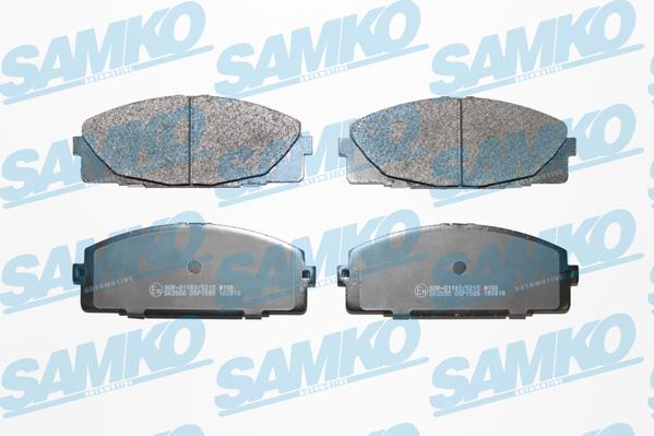 Samko 5SP1595 - Тормозные колодки, дисковые, комплект autospares.lv
