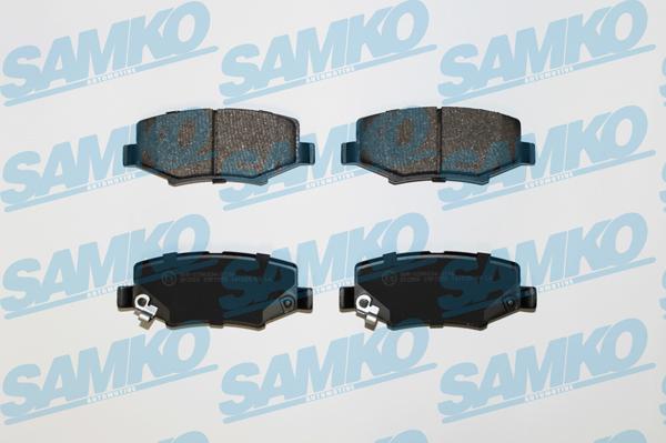 Samko 5SP1555 - Тормозные колодки, дисковые, комплект autospares.lv