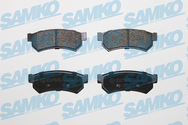 Samko 5SP1564 - Тормозные колодки, дисковые, комплект autospares.lv