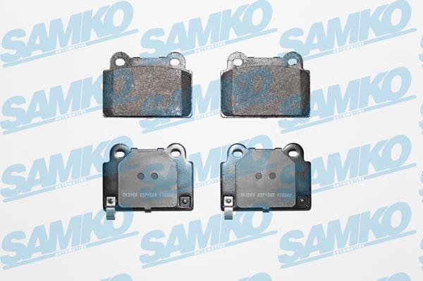 Samko 5SP1565 - Тормозные колодки, дисковые, комплект autospares.lv