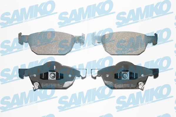 Samko 5SP1560 - Тормозные колодки, дисковые, комплект autospares.lv