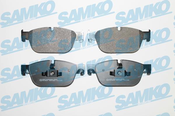 Samko 5SP1561 - Тормозные колодки, дисковые, комплект autospares.lv