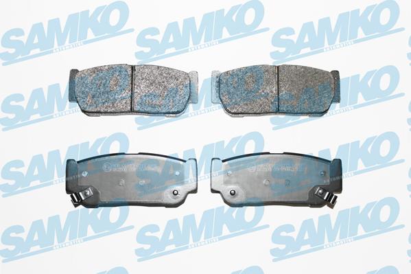 Samko 5SP1504 - Тормозные колодки, дисковые, комплект autospares.lv