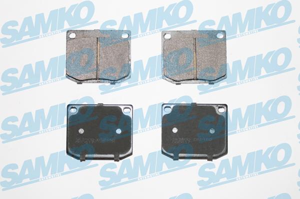 Samko 5SP150 - Тормозные колодки, дисковые, комплект autospares.lv