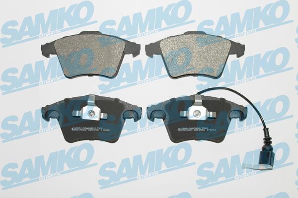 Samko 5SP1536 - Тормозные колодки, дисковые, комплект autospares.lv