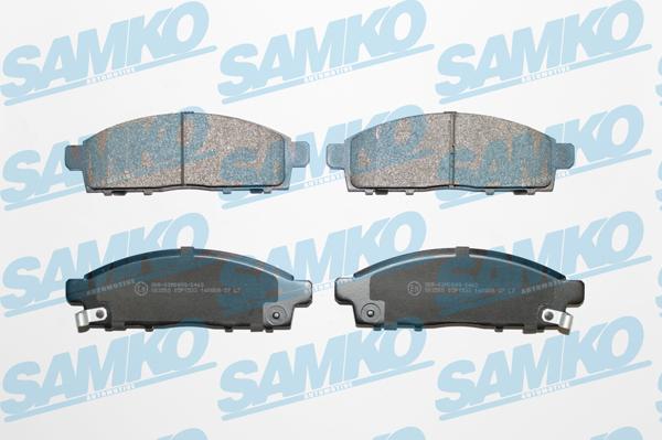 Samko 5SP1533 - Тормозные колодки, дисковые, комплект autospares.lv