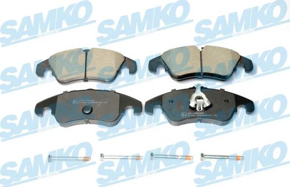 Samko 5SP1532 - Тормозные колодки, дисковые, комплект autospares.lv