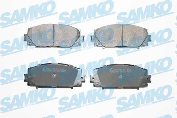 Samko 5SP1529 - Тормозные колодки, дисковые, комплект autospares.lv