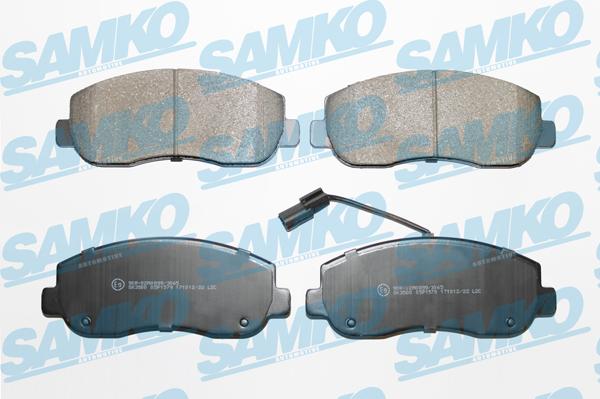 Samko 5SP1579 - Тормозные колодки, дисковые, комплект autospares.lv